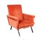 Fauteuil en Velours, 1960s-70s 1