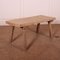 French Sycamore and Elm Trestle Table 2
