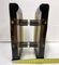 Architectural Smoked Glass Push Pull Double Door Handles, 1960s, Set of 2 9