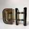 Architectural Smoked Glass Push Pull Double Door Handles, 1960s, Set of 2 5