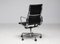 Sedia da scrivania esecutiva EA119 in pelle nera di Charles & Ray Eames per Herman Miller, 2007, Immagine 6
