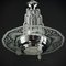 Art Deco Chrome Ceiling Lamp, 1930s 2