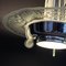 Art Deco Chrome Ceiling Lamp, 1930s, Image 8