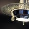 Lampada da soffitto Art Déco in metallo cromato, anni '30, Immagine 8