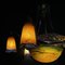Lámpara de araña Art Déco atribuida a Muller Freres Luneville, años 20, Imagen 12