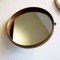 Circular Teak Wall Mirror attributed to U. and O. Kristiansson for Luxus Vittsjö Sweden, 1960s, Image 2