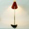 Lampe de Bureau Mid-Century en Laiton et Fer attribuée à JT Kalmar, Autriche, 1950s 12