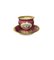 Tasse et Soucoupe Style Empire de Royal Copenhagen, Set de 2 1