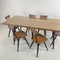 Mid-Century Pirkka Dining Table and Chairs in Wood by Ilmari Tapiovaara for Laukaa, 1950s, Set of 7 6