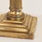 Antique Neoclassical Column Table Lamp in Patinated Brass, 1920s 8