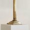 Antique Neoclassical Column Table Lamp in Patinated Brass, 1920s 5