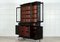 Large English Ebonised Mahogany Glazed Breakfront Bookcase, 1940s 6