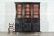 Large English Ebonised Mahogany Glazed Breakfront Bookcase, 1940s 4