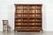 Large English Oak Glazed Bookcase, 1900s 4