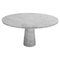 Eros Dining Table in Carrara Marble attributed to Angelo Mangiarotti, 1970s, Image 1