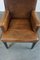 Vintage Brown Leather Armchair 7