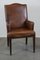 Vintage Brown Leather Armchair 2