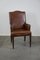 Vintage Brown Leather Armchair, Image 1
