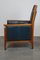 Vintage Blue/Green Leather Armchair, Image 6