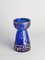 Mid-Century Modern Cobalt Blue and Gold Glass Hyacinth Vase by Walther Glas, 1970s 15