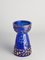 Mid-Century Modern Cobalt Blue and Gold Glass Hyacinth Vase by Walther Glas, 1970s 14