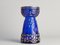 Mid-Century Modern Cobalt Blue and Gold Glass Hyacinth Vase by Walther Glas, 1970s 11