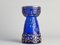 Mid-Century Modern Cobalt Blue and Gold Glass Hyacinth Vase by Walther Glas, 1970s, Image 2