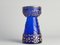 Mid-Century Modern Cobalt Blue and Gold Glass Hyacinth Vase by Walther Glas, 1970s 5