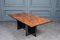 Tavolino da caffè in radica e legno laccato nero, anni '80, Immagine 4