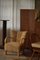 Mid-Century Danish Modern Lounge Chairs in Beech & Lambswool, 1940s, Set of 2, Image 5