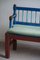 Antique Swedish Folk Art Folding Bench, 1890s 10