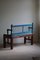 Antique Swedish Folk Art Folding Bench, 1890s, Image 6