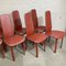 Full Saddle Leather Dining Chairs from Cidue, Italy, 1980s, Set of 8 4