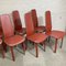 Full Saddle Leather Dining Chairs from Cidue, Italy, 1980s, Set of 8, Image 4