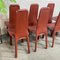Full Saddle Leather Dining Chairs from Cidue, Italy, 1980s, Set of 8, Image 16