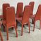 Full Saddle Leather Dining Chairs from Cidue, Italy, 1980s, Set of 8 17