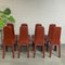 Full Saddle Leather Dining Chairs from Cidue, Italy, 1980s, Set of 8 15