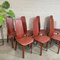 Full Saddle Leather Dining Chairs from Cidue, Italy, 1980s, Set of 8 3