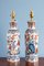 Dutch Delftware Polychrome Chinoiserie Vase Table Lamps, 19th Century, Set of 2 8