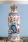 Dutch Delftware Polychrome Chinoiserie Vase Table Lamps, 19th Century, Set of 2 4