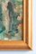 Französischer Meister, Landschaft mit Kirche, Ölgemälde auf Leinwand, Anfang 20. Jh., gerahmt 8