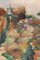 Escuela francesa, Paisaje con iglesia, Pintura al óleo sobre lienzo, Principios del siglo XX, Enmarcado, Imagen 3