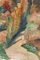 Escuela francesa, Paisaje con iglesia, Pintura al óleo sobre lienzo, Principios del siglo XX, Enmarcado, Imagen 5