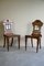 Victorian Oak Hall Chairs with Moyr Smith Tiles, Set of 2 6