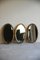 Vintage Oval Gilt Mirrors, Set of 3, Image 3