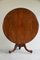 Mahogany Scalloped Edge Tilt Top Table 1