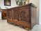 Baroque Chest in Carved Natural Wood 10