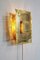 Brutalist Brass Wall Sconces by Holm Sørensen, Set of 2 6