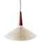 Mid-Century Danish Witch Hat Hanging Lamp, 1960s, Image 9