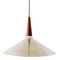 Mid-Century Danish Witch Hat Hanging Lamp, 1960s, Image 1